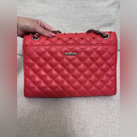 Rebecca Minkoff Shoulder Chain Bag in Coral - Picture 3 of 4